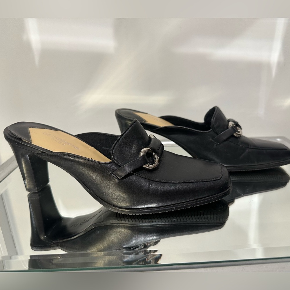 Liz Claiborne Flex Elegant Black Women's Mules